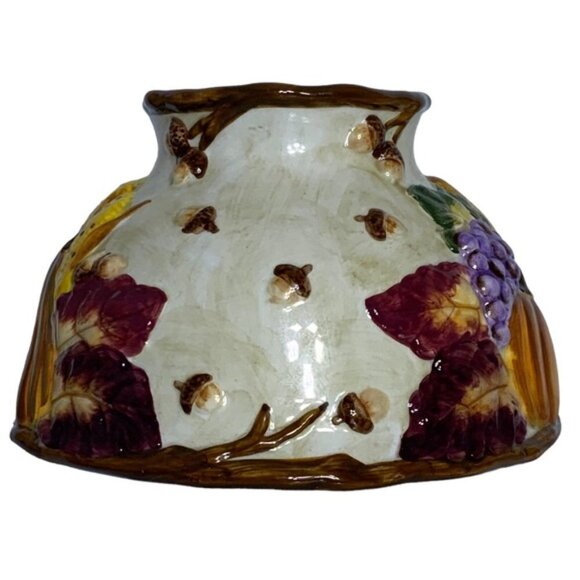 Salt City Emporium Jar Candle Lamp Shade Autumn Fall Harvest Thanksgiving Large - Picture 2 of 14